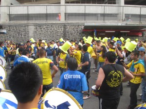 Pic - America fans drum