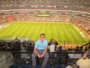 Pic - Coyle enjoys Azteca